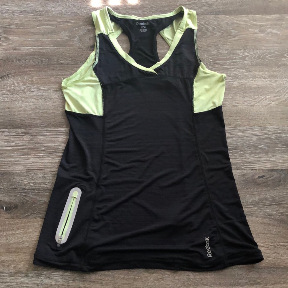 Reebok tank, black with zipper